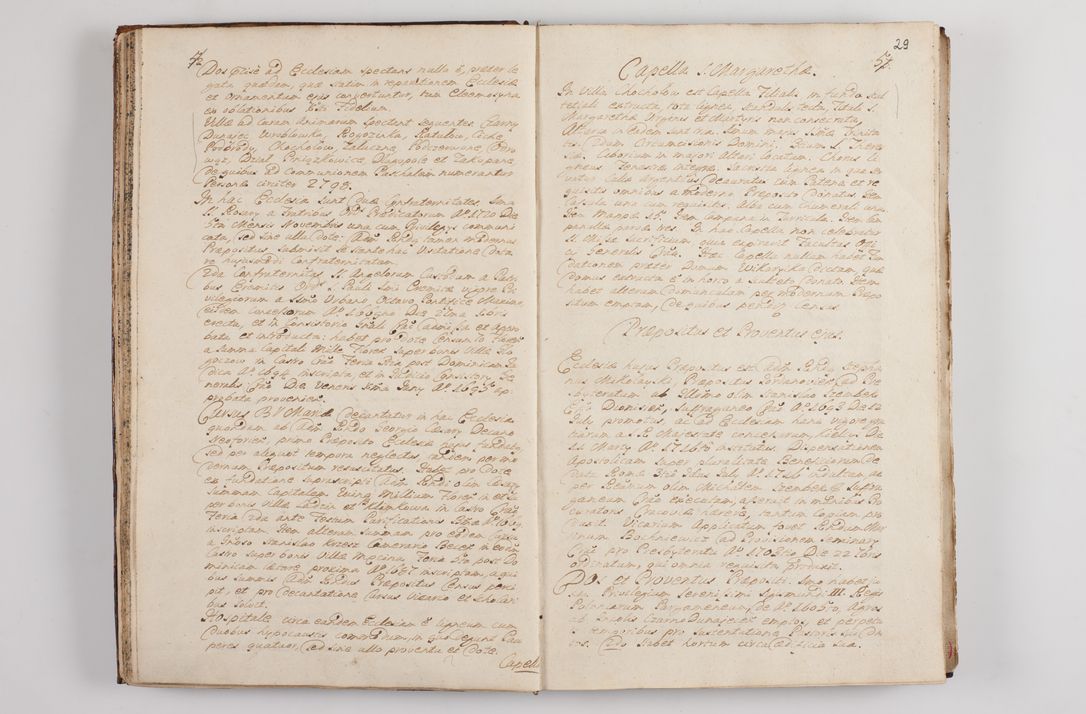 Zdjęcie nr 33 dla obiektu archiwalnego: Visitatio interna et externa officialatus Sandecensis per me Josephum de Zakliczyn Jordan, canonicum cathedralem Cracoviensem, archidiaconum Sandecensem anno 1723 die 12 mensis Decembris incepta, ac tandem anno 1728 die vero 12 mensis Aprilis terminata. Continet decanatus Neoforiensem, Sandecensem, Scepusiensem, Sandecensem (continuatio) Boboviensem. Per Nicolaum Gawrański, notarium apostolicum connotata.