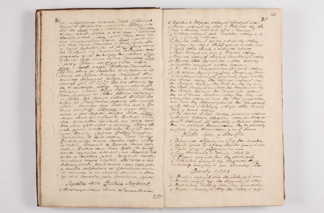 Zdjęcie nr 24 dla obiektu archiwalnego: Visitatio interna et externa officialatus Sandecensis per me Josephum de Zakliczyn Jordan, canonicum cathedralem Cracoviensem, archidiaconum Sandecensem anno 1723 die 12 mensis Decembris incepta, ac tandem anno 1728 die vero 12 mensis Aprilis terminata. Continet decanatus Neoforiensem, Sandecensem, Scepusiensem, Sandecensem (continuatio) Boboviensem. Per Nicolaum Gawrański, notarium apostolicum connotata.