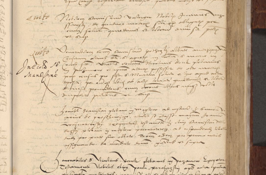 Zdjęcie nr 160 dla obiektu archiwalnego: [Acta actorum vicarialia coram Nicolao Bedlenski]