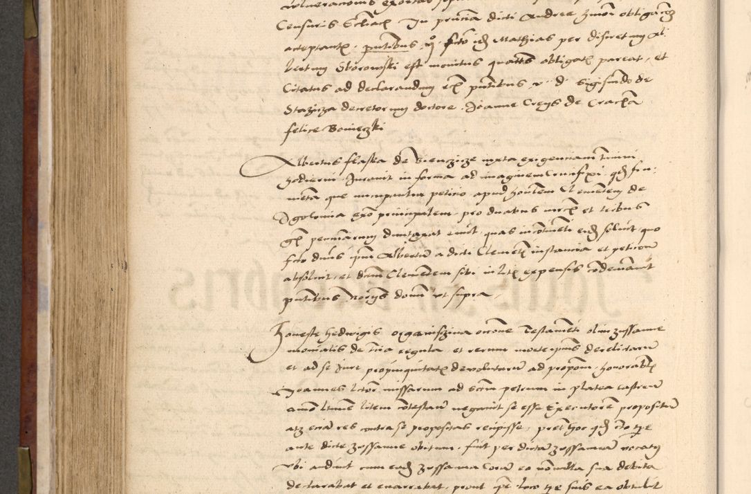 Zdjęcie nr 595 dla obiektu archiwalnego: [Acta actorum vicarialia coram Nicolao Bedlenski]