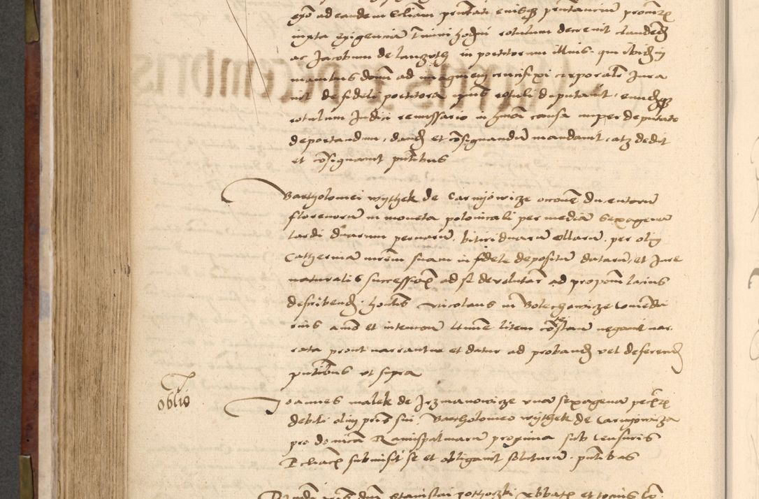 Zdjęcie nr 593 dla obiektu archiwalnego: [Acta actorum vicarialia coram Nicolao Bedlenski]