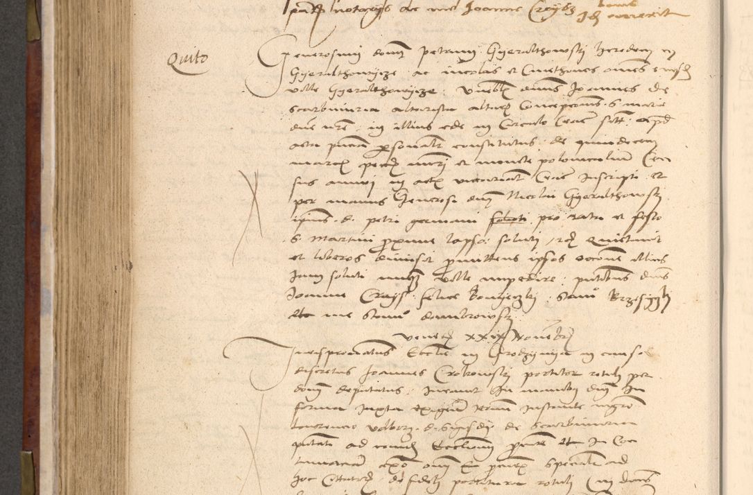 Zdjęcie nr 585 dla obiektu archiwalnego: [Acta actorum vicarialia coram Nicolao Bedlenski]