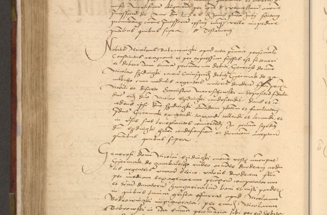 Zdjęcie nr 1095 dla obiektu archiwalnego: [Acta actorum vicarialia coram Nicolao Bedlenski]