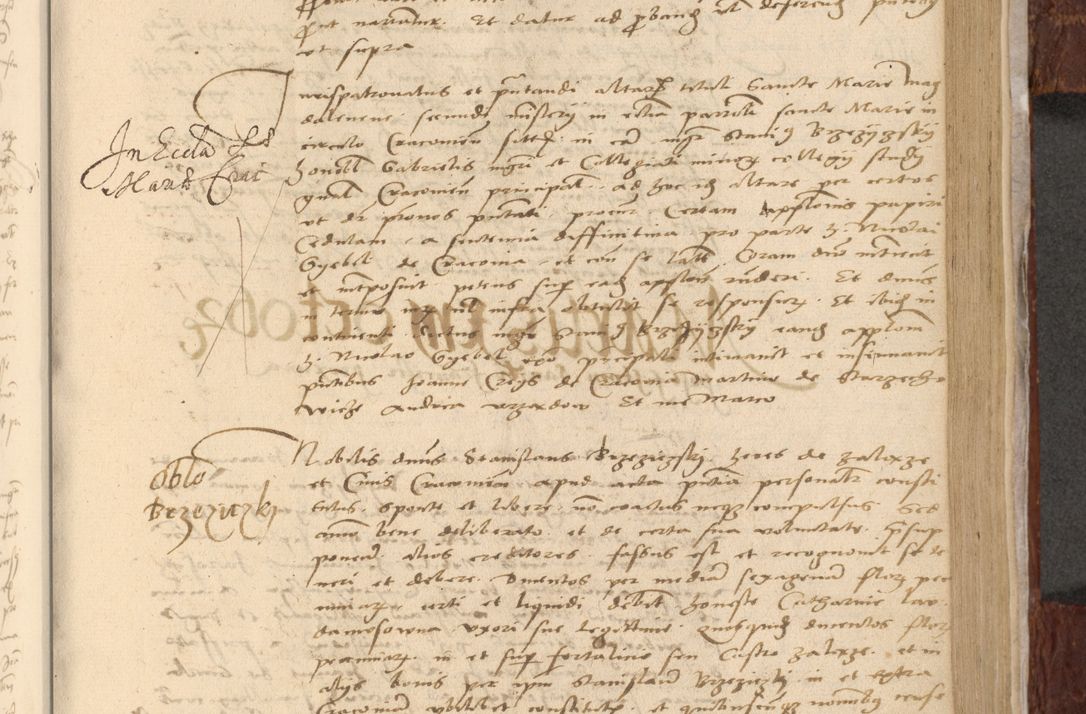 Zdjęcie nr 1032 dla obiektu archiwalnego: [Acta actorum vicarialia coram Nicolao Bedlenski]