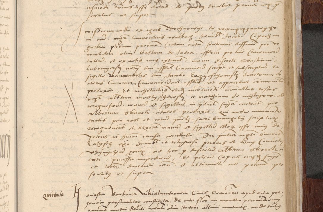 Zdjęcie nr 1208 dla obiektu archiwalnego: [Acta actorum vicarialia coram Nicolao Bedlenski]