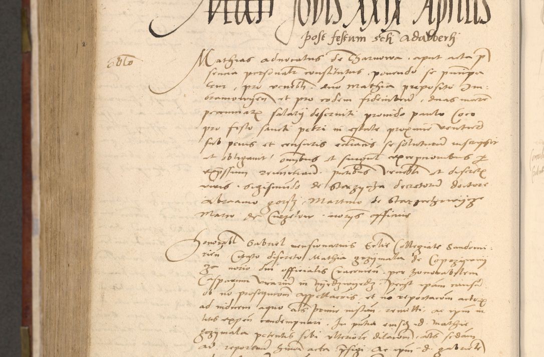 Zdjęcie nr 1315 dla obiektu archiwalnego: [Acta actorum vicarialia coram Nicolao Bedlenski]