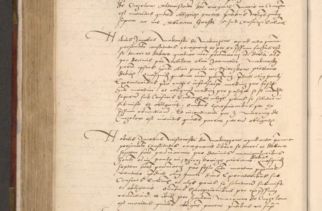 Zdjęcie nr 1261 dla obiektu archiwalnego: [Acta actorum vicarialia coram Nicolao Bedlenski]