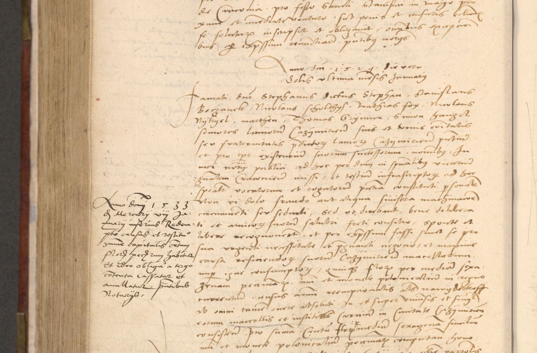 Zdjęcie nr 1251 dla obiektu archiwalnego: [Acta actorum vicarialia coram Nicolao Bedlenski]