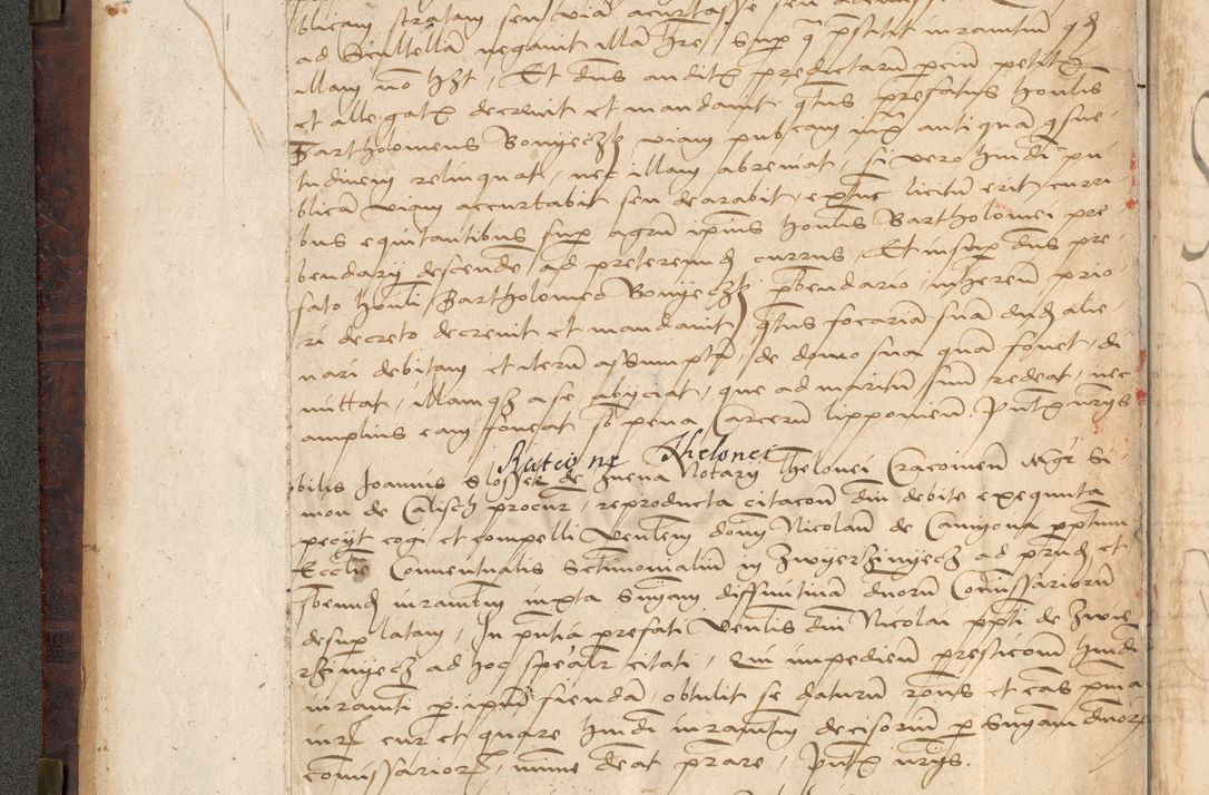 Zdjęcie nr 12 dla obiektu archiwalnego: [Acta actorum vicarialia coram Nicolao Bedlenski]