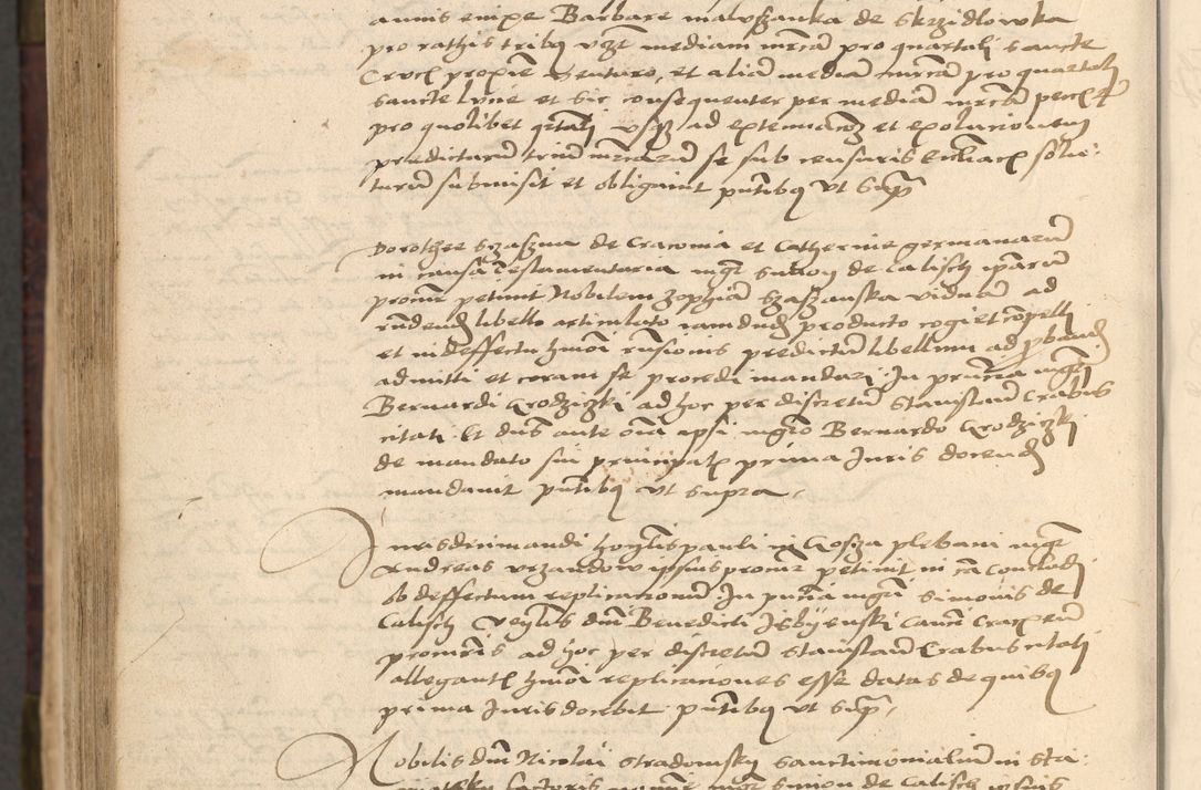 Zdjęcie nr 1256 dla obiektu archiwalnego: [Acta actorum vicarialia coram Nicolao Bedlenski]