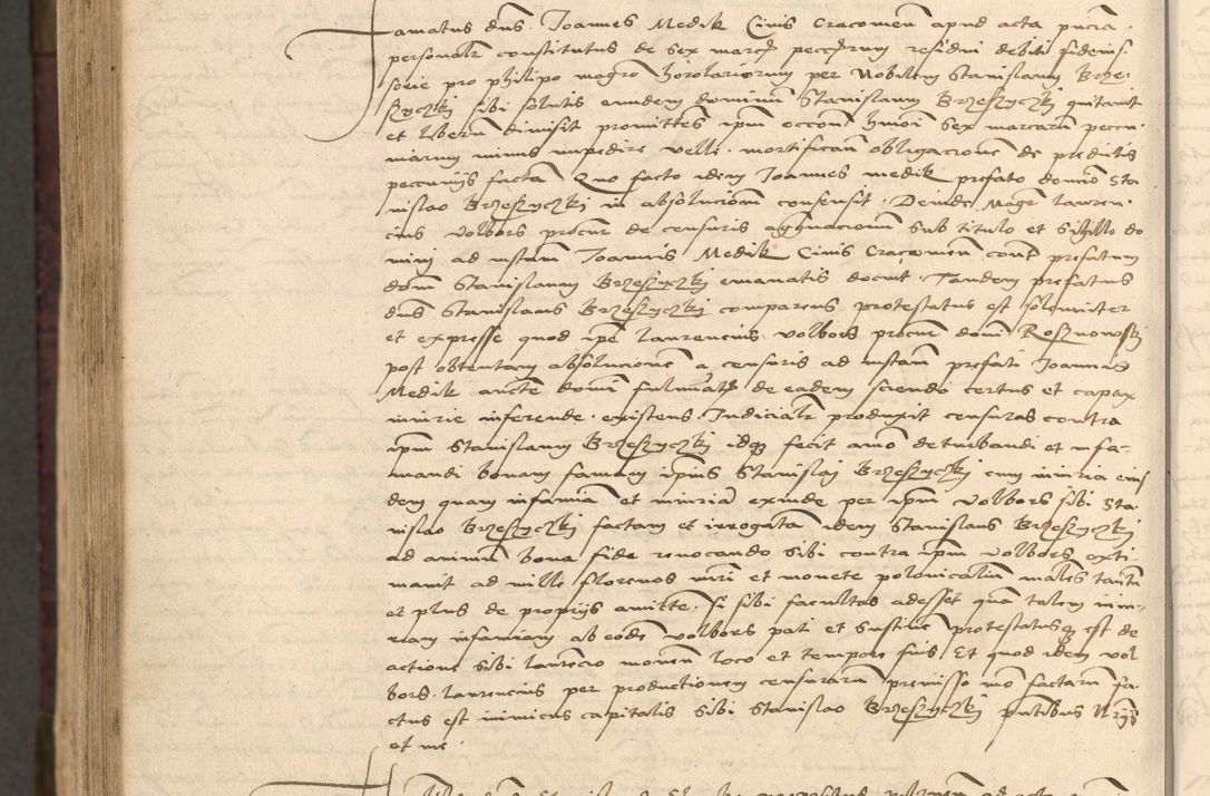 Zdjęcie nr 1216 dla obiektu archiwalnego: [Acta actorum vicarialia coram Nicolao Bedlenski]