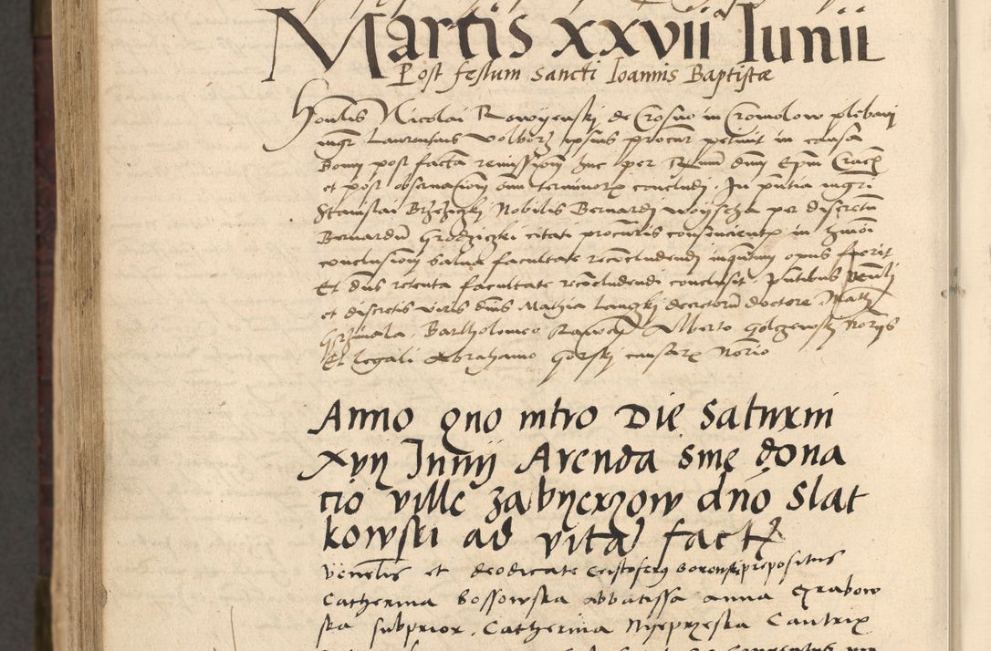 Zdjęcie nr 1192 dla obiektu archiwalnego: [Acta actorum vicarialia coram Nicolao Bedlenski]