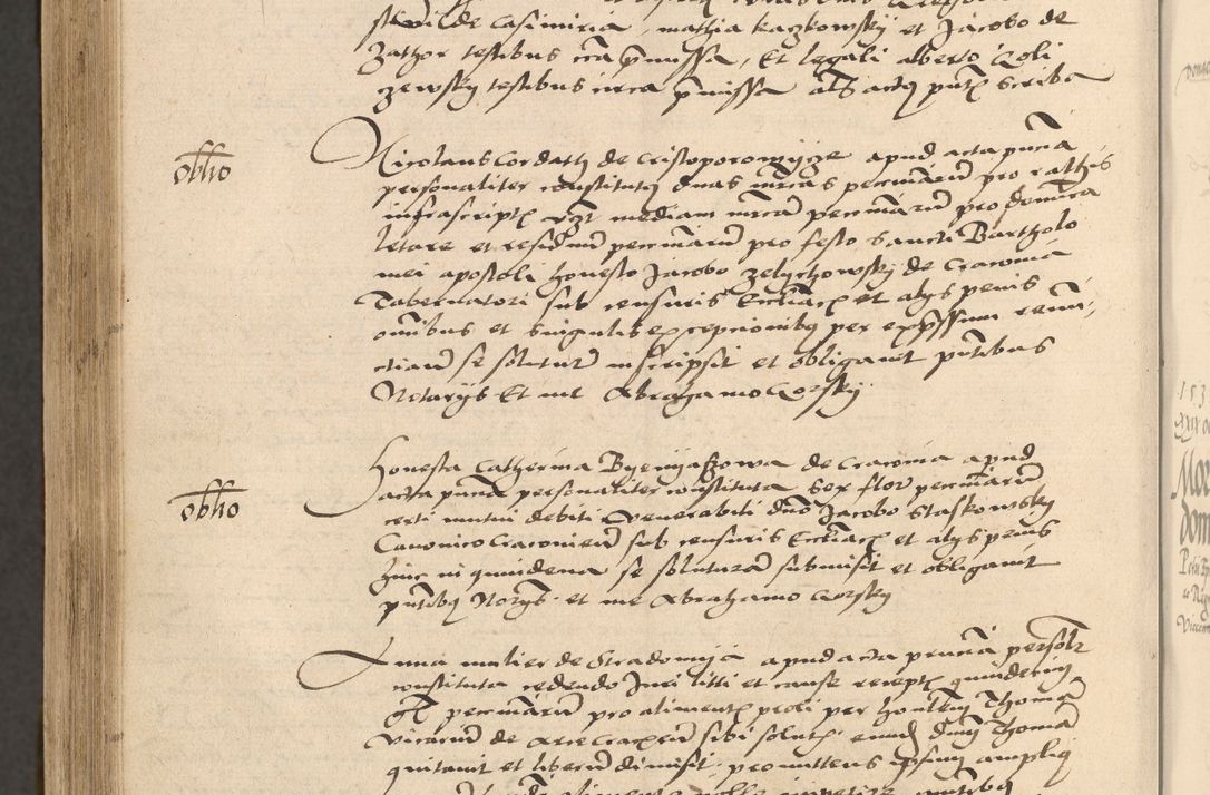 Zdjęcie nr 1166 dla obiektu archiwalnego: [Acta actorum vicarialia coram Nicolao Bedlenski]