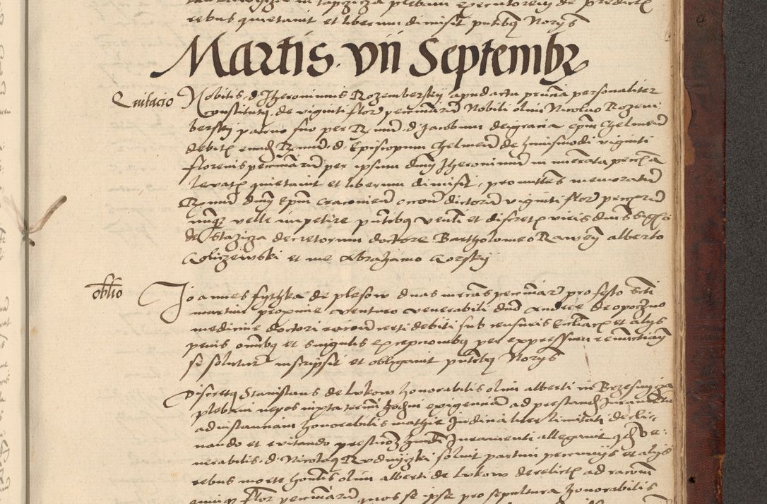 Zdjęcie nr 1115 dla obiektu archiwalnego: [Acta actorum vicarialia coram Nicolao Bedlenski]