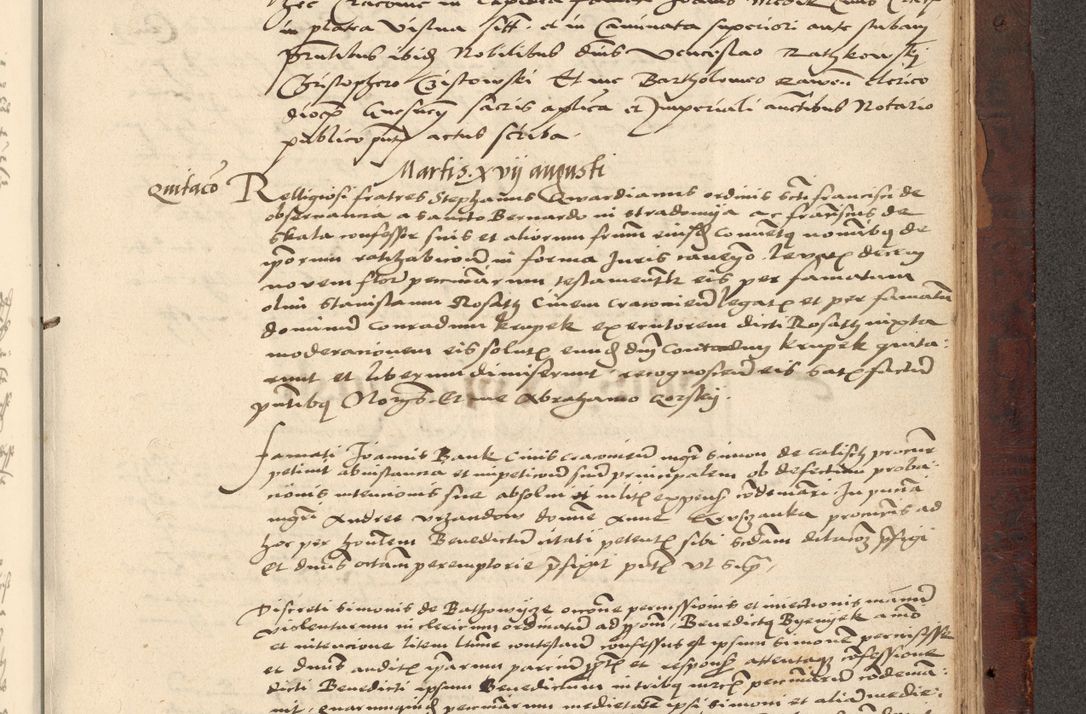 Zdjęcie nr 1101 dla obiektu archiwalnego: [Acta actorum vicarialia coram Nicolao Bedlenski]