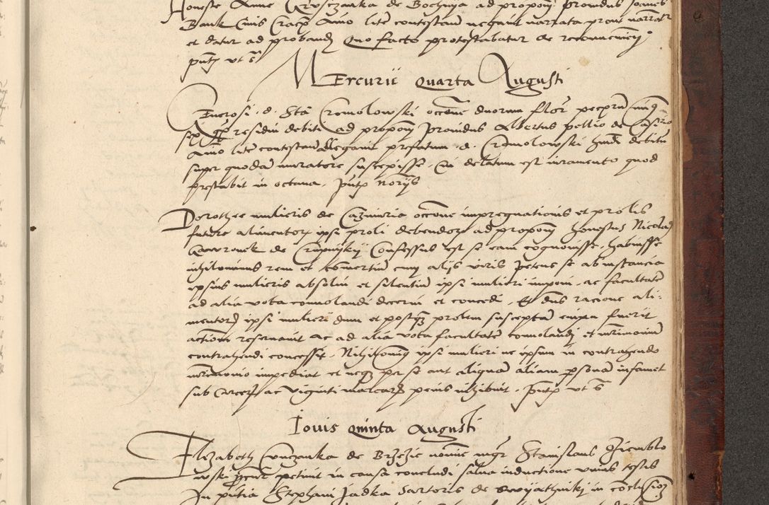 Zdjęcie nr 1097 dla obiektu archiwalnego: [Acta actorum vicarialia coram Nicolao Bedlenski]