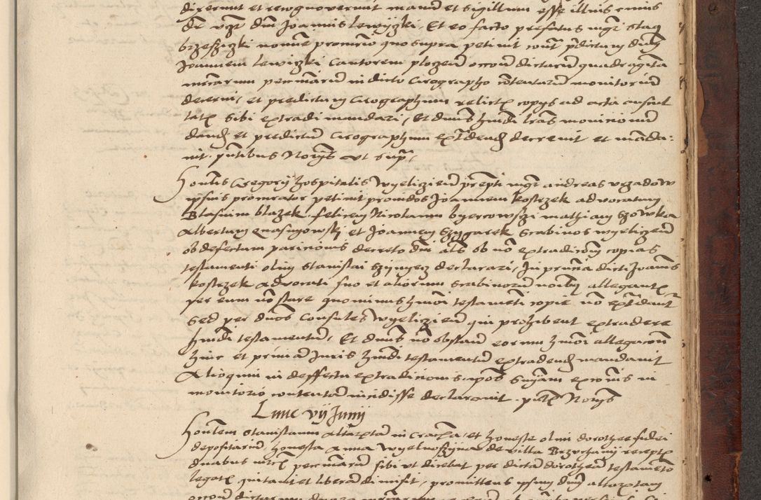 Zdjęcie nr 1045 dla obiektu archiwalnego: [Acta actorum vicarialia coram Nicolao Bedlenski]