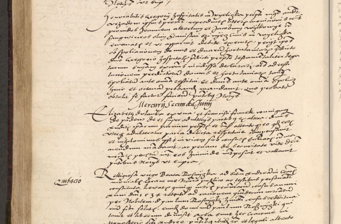 Zdjęcie nr 1040 dla obiektu archiwalnego: [Acta actorum vicarialia coram Nicolao Bedlenski]