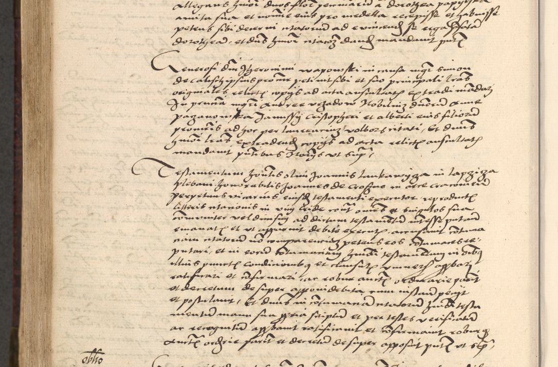 Zdjęcie nr 1038 dla obiektu archiwalnego: [Acta actorum vicarialia coram Nicolao Bedlenski]