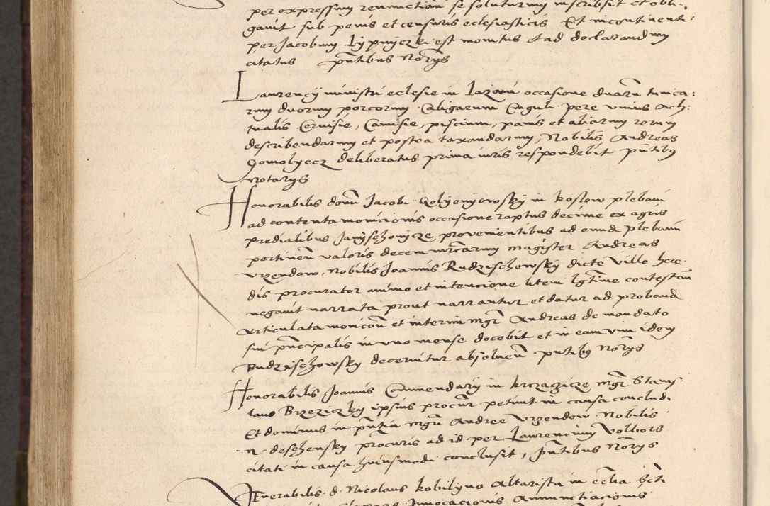 Zdjęcie nr 1030 dla obiektu archiwalnego: [Acta actorum vicarialia coram Nicolao Bedlenski]