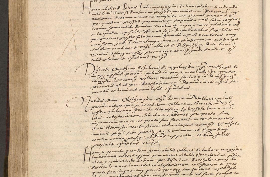 Zdjęcie nr 1008 dla obiektu archiwalnego: [Acta actorum vicarialia coram Nicolao Bedlenski]