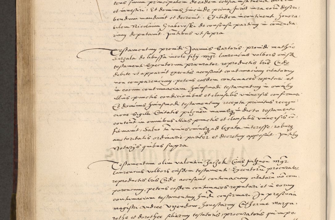 Zdjęcie nr 966 dla obiektu archiwalnego: [Acta actorum vicarialia coram Nicolao Bedlenski]