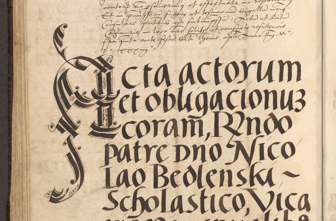 Zdjęcie nr 860 dla obiektu archiwalnego: [Acta actorum vicarialia coram Nicolao Bedlenski]