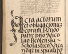 Zdjęcie nr 860 dla obiektu archiwalnego: [Acta actorum vicarialia coram Nicolao Bedlenski]