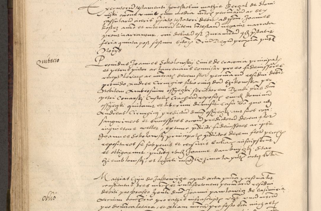 Zdjęcie nr 854 dla obiektu archiwalnego: [Acta actorum vicarialia coram Nicolao Bedlenski]