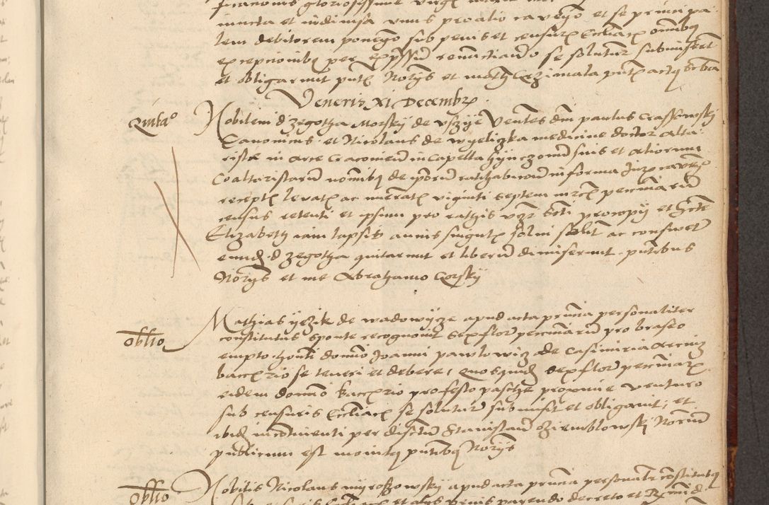 Zdjęcie nr 843 dla obiektu archiwalnego: [Acta actorum vicarialia coram Nicolao Bedlenski]