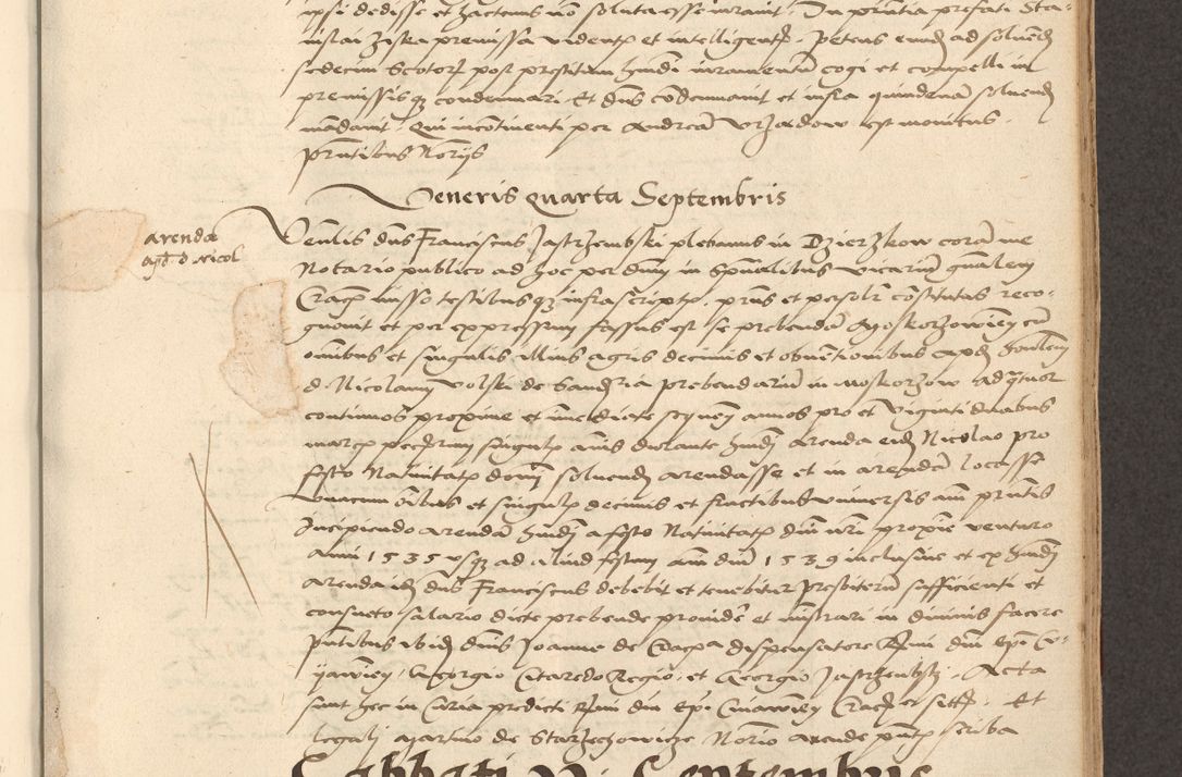 Zdjęcie nr 747 dla obiektu archiwalnego: [Acta actorum vicarialia coram Nicolao Bedlenski]