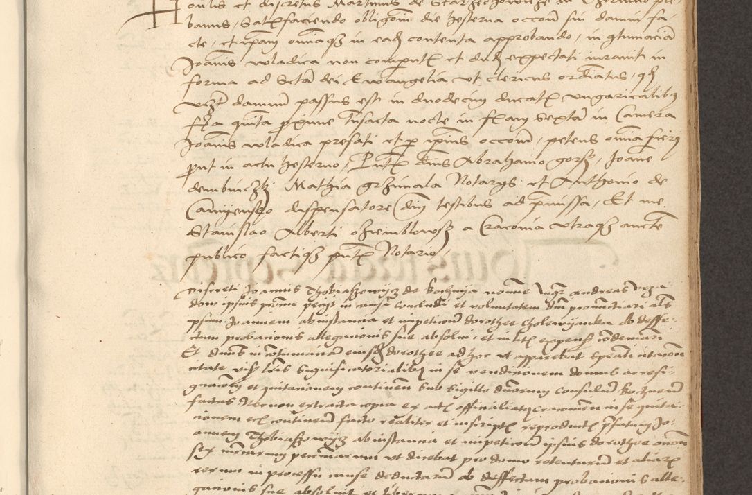 Zdjęcie nr 745 dla obiektu archiwalnego: [Acta actorum vicarialia coram Nicolao Bedlenski]