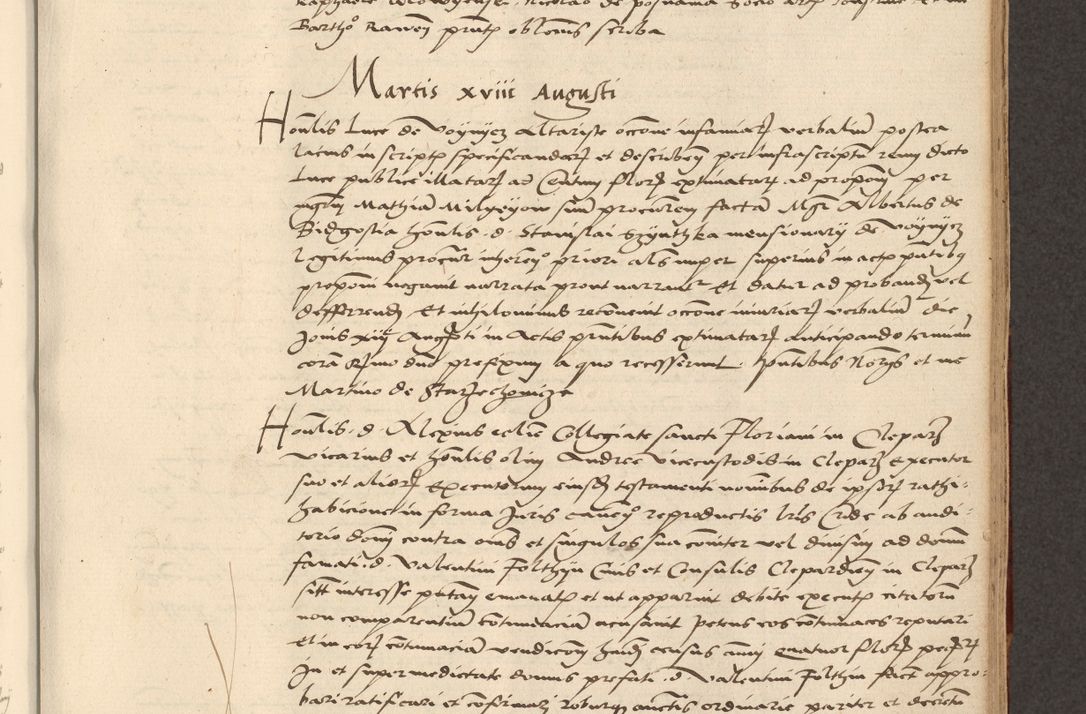 Zdjęcie nr 733 dla obiektu archiwalnego: [Acta actorum vicarialia coram Nicolao Bedlenski]