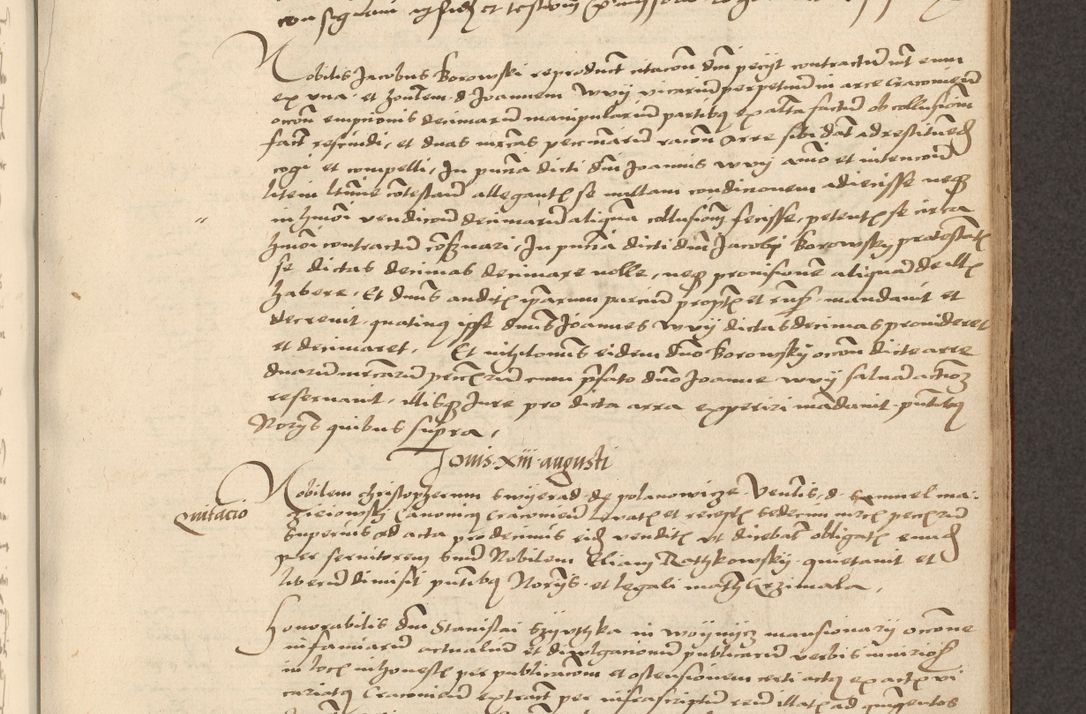 Zdjęcie nr 729 dla obiektu archiwalnego: [Acta actorum vicarialia coram Nicolao Bedlenski]