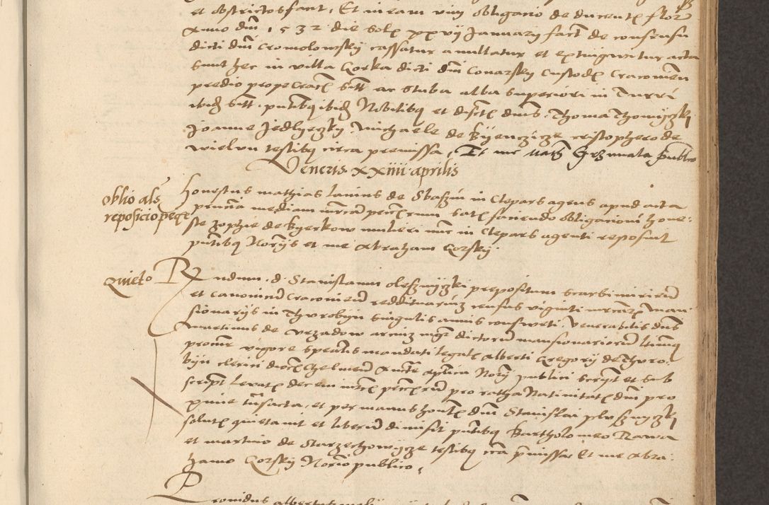 Zdjęcie nr 649 dla obiektu archiwalnego: [Acta actorum vicarialia coram Nicolao Bedlenski]