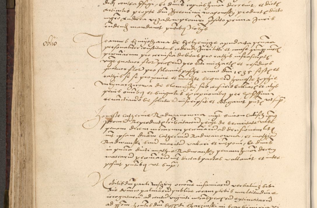 Zdjęcie nr 638 dla obiektu archiwalnego: [Acta actorum vicarialia coram Nicolao Bedlenski]