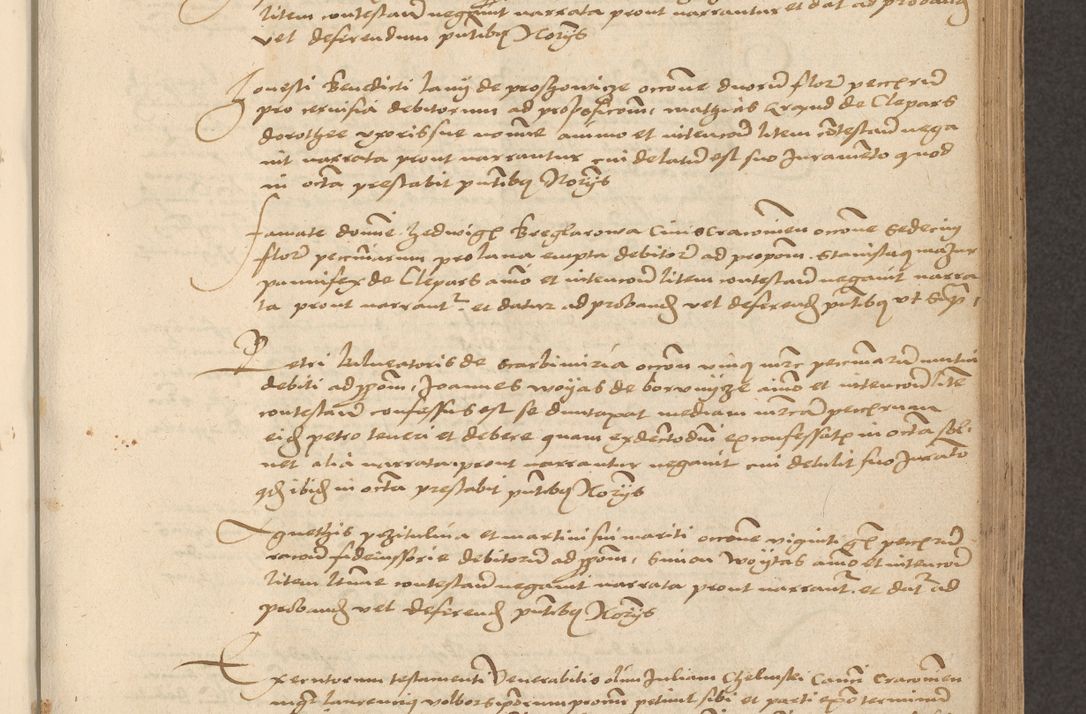 Zdjęcie nr 599 dla obiektu archiwalnego: [Acta actorum vicarialia coram Nicolao Bedlenski]