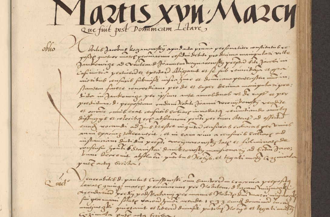 Zdjęcie nr 597 dla obiektu archiwalnego: [Acta actorum vicarialia coram Nicolao Bedlenski]