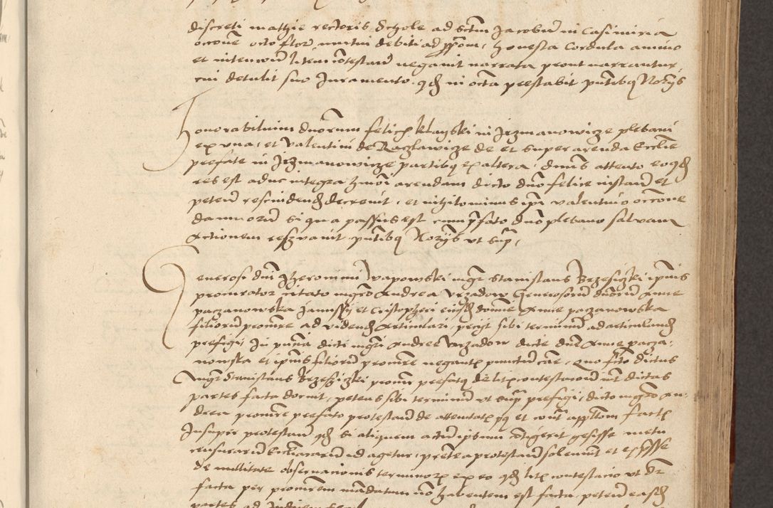 Zdjęcie nr 587 dla obiektu archiwalnego: [Acta actorum vicarialia coram Nicolao Bedlenski]