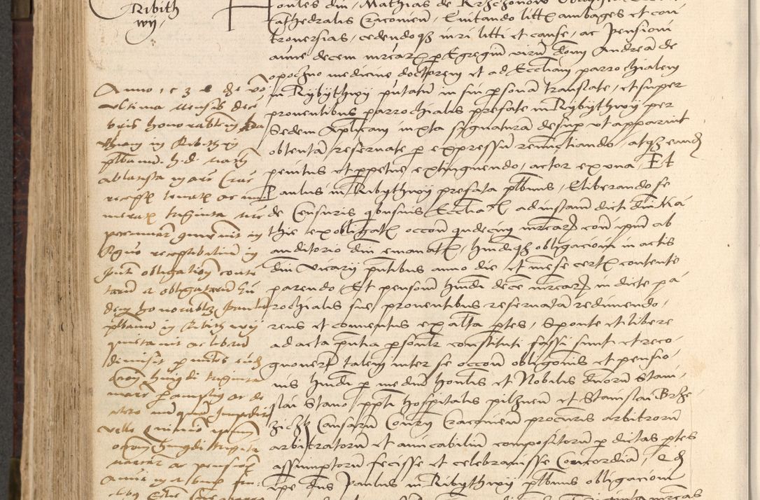 Zdjęcie nr 582 dla obiektu archiwalnego: [Acta actorum vicarialia coram Nicolao Bedlenski]