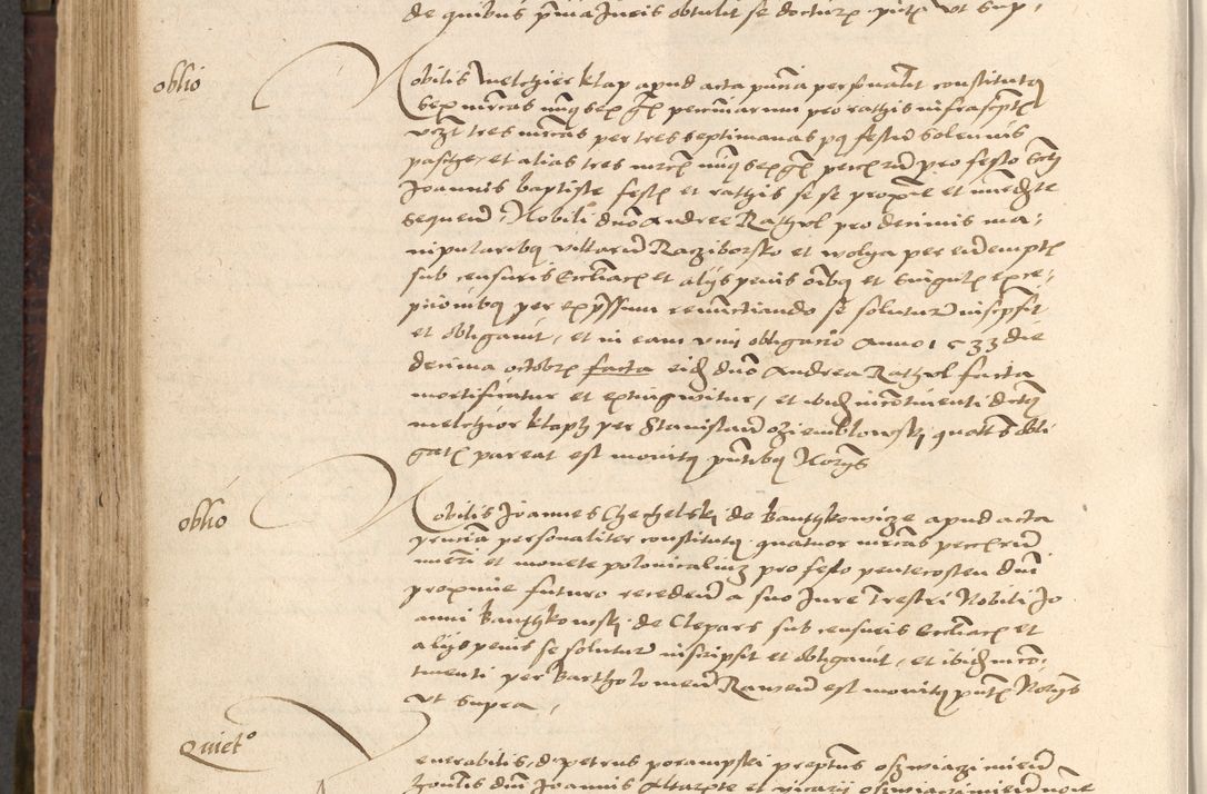 Zdjęcie nr 576 dla obiektu archiwalnego: [Acta actorum vicarialia coram Nicolao Bedlenski]