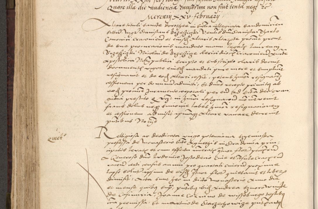 Zdjęcie nr 558 dla obiektu archiwalnego: [Acta actorum vicarialia coram Nicolao Bedlenski]