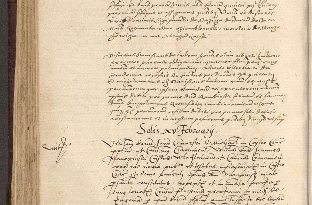 Zdjęcie nr 546 dla obiektu archiwalnego: [Acta actorum vicarialia coram Nicolao Bedlenski]