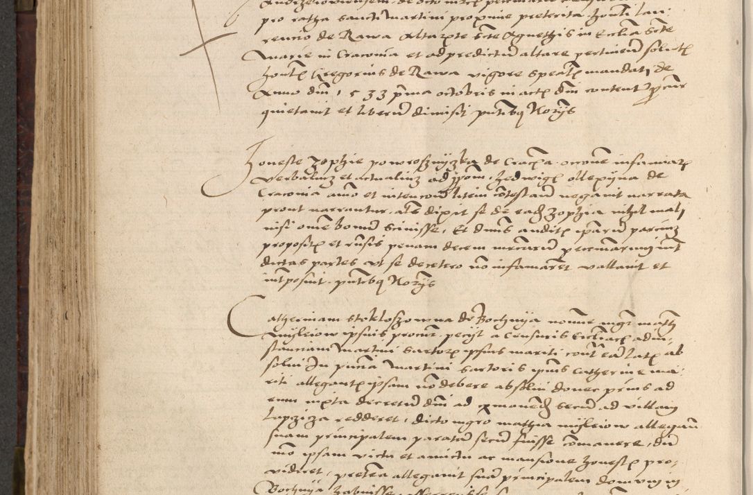 Zdjęcie nr 542 dla obiektu archiwalnego: [Acta actorum vicarialia coram Nicolao Bedlenski]