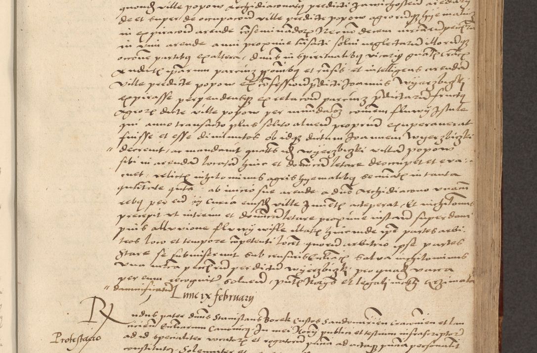 Zdjęcie nr 539 dla obiektu archiwalnego: [Acta actorum vicarialia coram Nicolao Bedlenski]