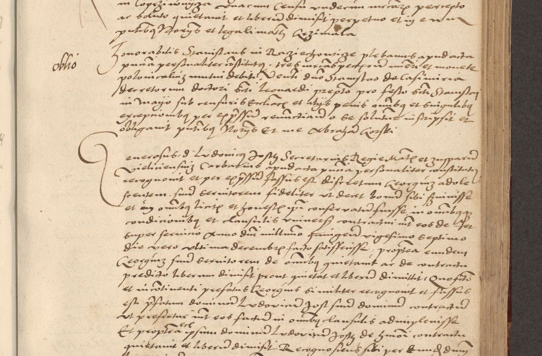 Zdjęcie nr 519 dla obiektu archiwalnego: [Acta actorum vicarialia coram Nicolao Bedlenski]