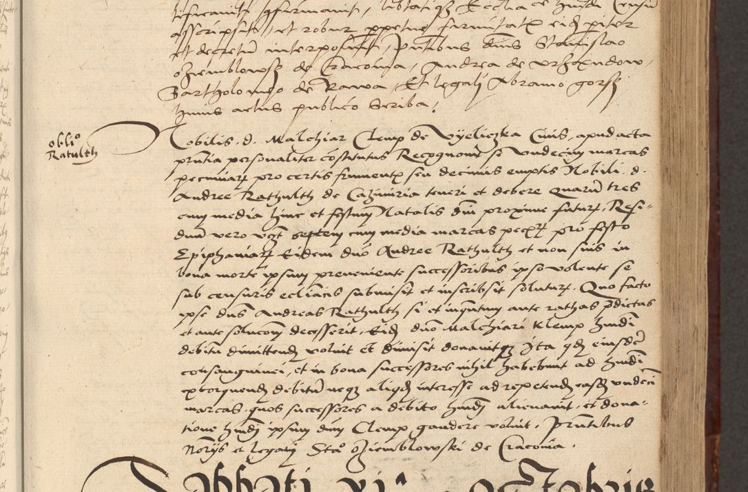 Zdjęcie nr 397 dla obiektu archiwalnego: [Acta actorum vicarialia coram Nicolao Bedlenski]