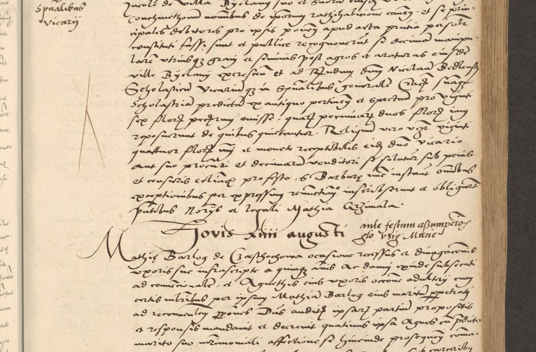 Zdjęcie nr 281 dla obiektu archiwalnego: [Acta actorum vicarialia coram Nicolao Bedlenski]