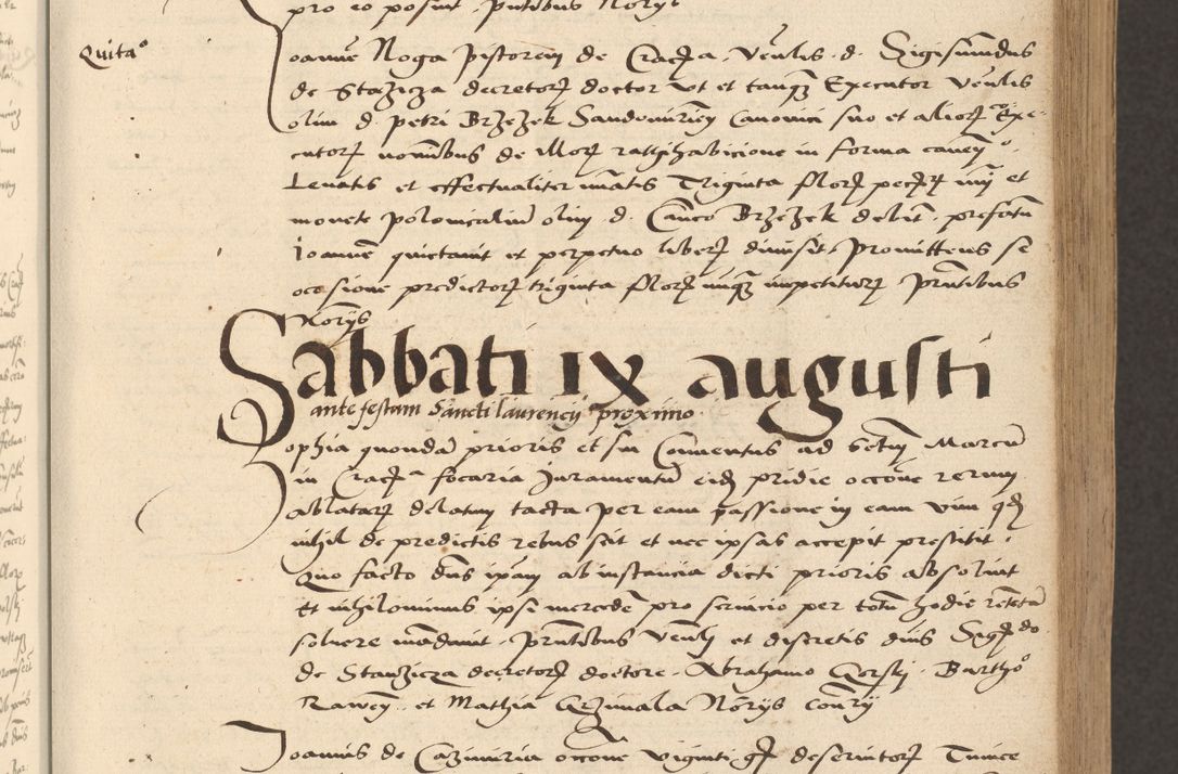 Zdjęcie nr 277 dla obiektu archiwalnego: [Acta actorum vicarialia coram Nicolao Bedlenski]