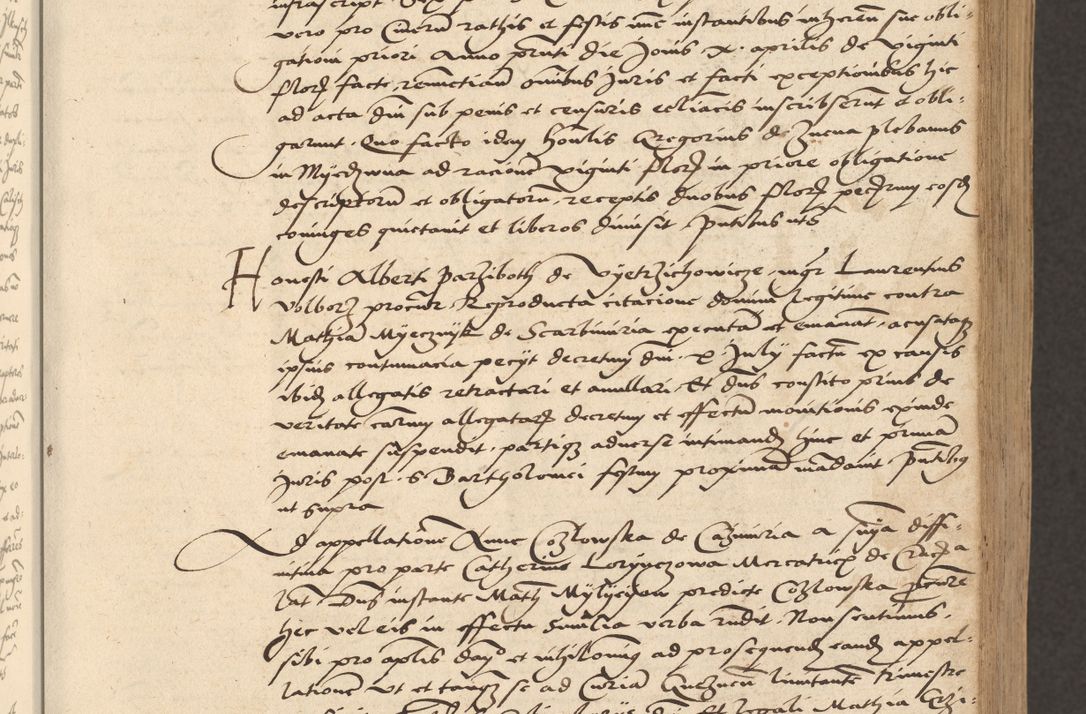 Zdjęcie nr 259 dla obiektu archiwalnego: [Acta actorum vicarialia coram Nicolao Bedlenski]